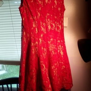 Red Lace dress